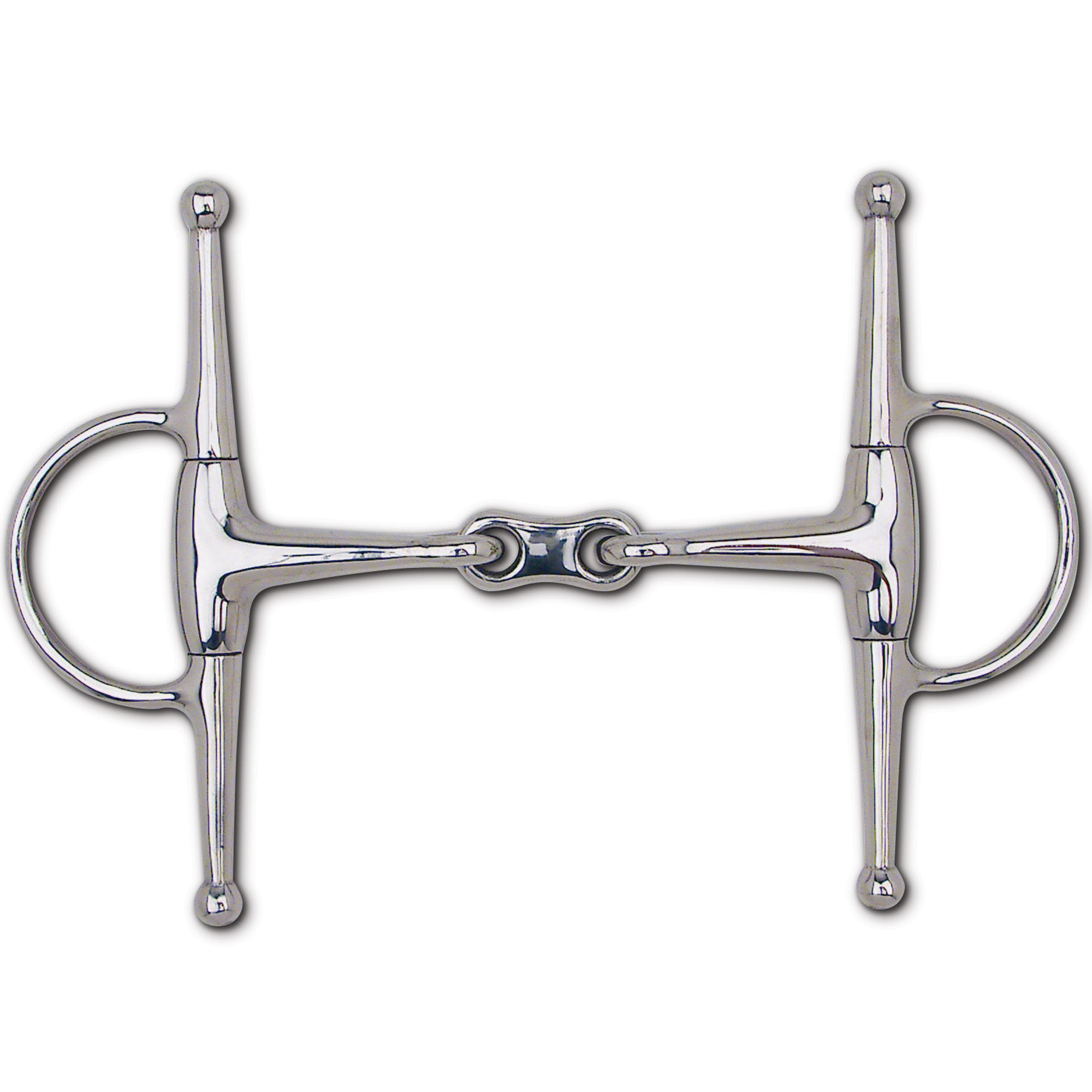 Stainless Steel French Link Snaffle Full Cheek - 6-1/2" Cheek