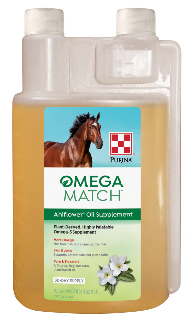 Purina Omega Match Ahiflower Oil Supplement, 32 oz.