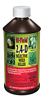 Hi-Yield Selective Weed Killer 2,4-D, Qt.