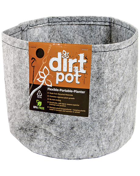 HydroFarm Dirt Pots Without Handles, 1 gal.