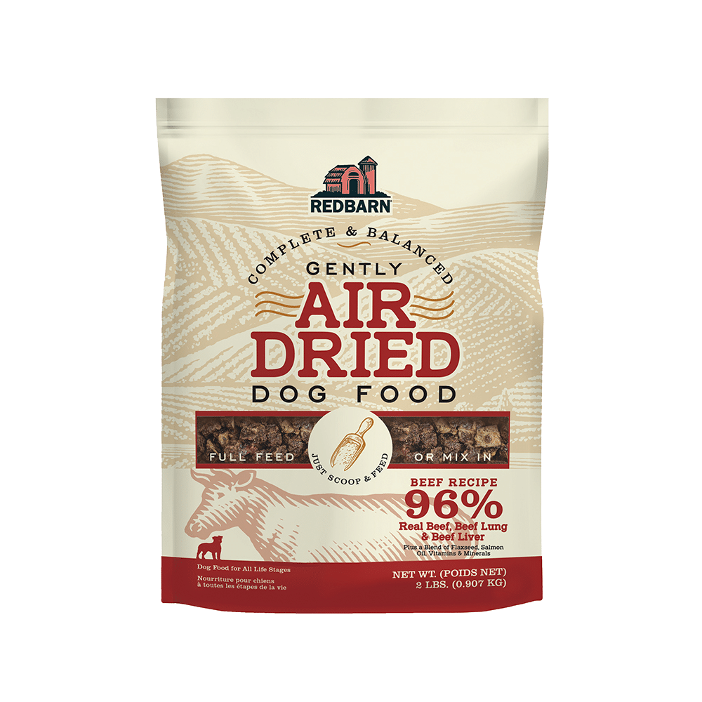 Redbarn Air Dried Dog Food, Beef, 2 lb.