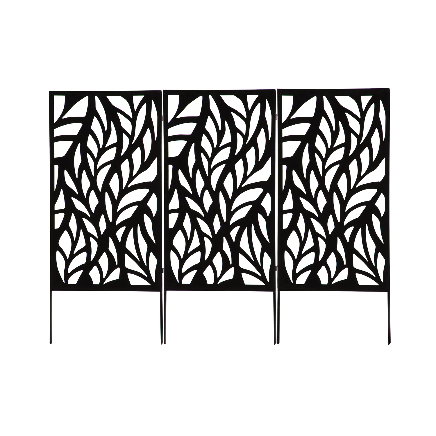 Silhoutte Leaves Garden Screen