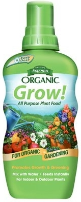 Grow All-Purpose Liquid Plant Organic Food, 16 oz. Concentrate