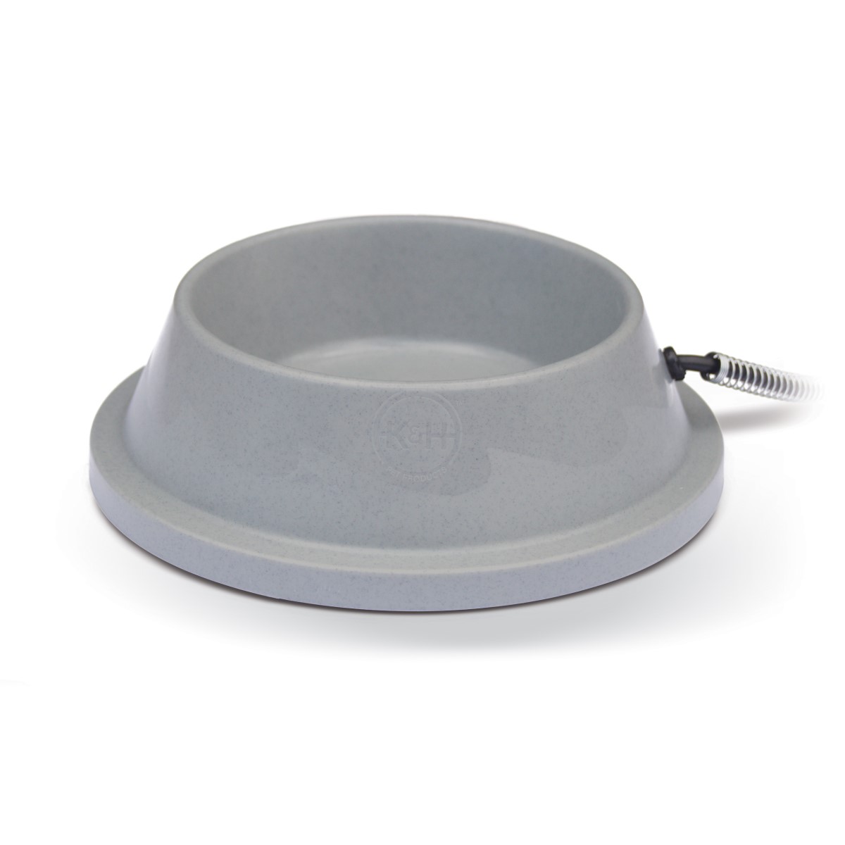 Heated Water Bowl, Slate Gray, 12 Watt, 32 oz.