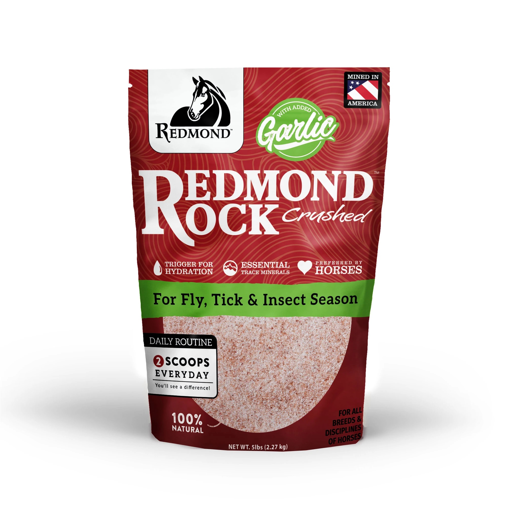 Redmond Rock Crushed with Garlic, 5 lb.