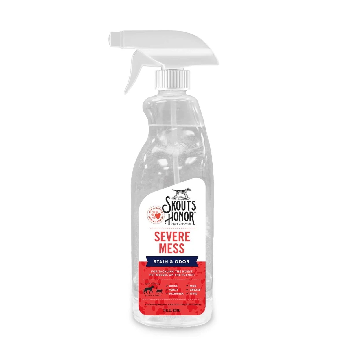 Skout's Honor Severe Mess Stain & Odor, 28 oz.
