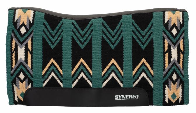 Weaver Leather Synergy Countoured Performance Saddle Pad with Wool Blend