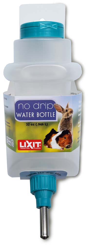 Lixit No Drip Top Fill Water Bottle, 32 oz.