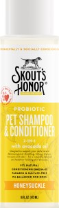 Skout's Honor Honeysuckle Probiotic Shampoo & Conditioner, 16 oz.