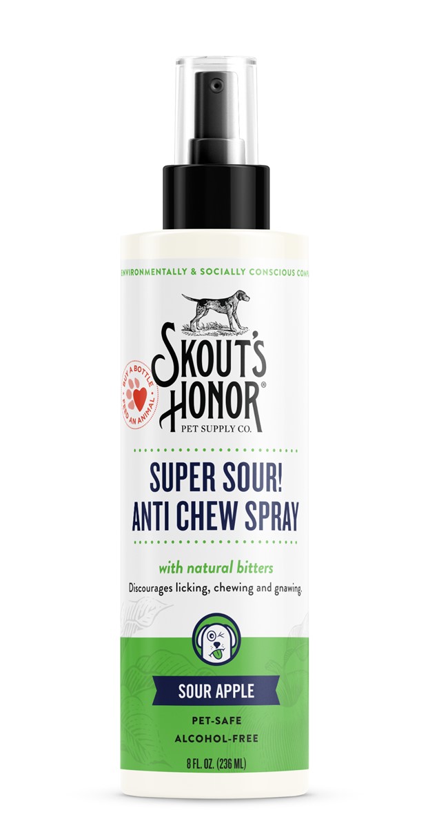 Skout's Honor Super Sour! Anti Chew Spray, 8 oz.