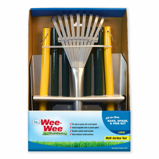 Wee-Wee All-in-One Rake, Spade and Pan Set