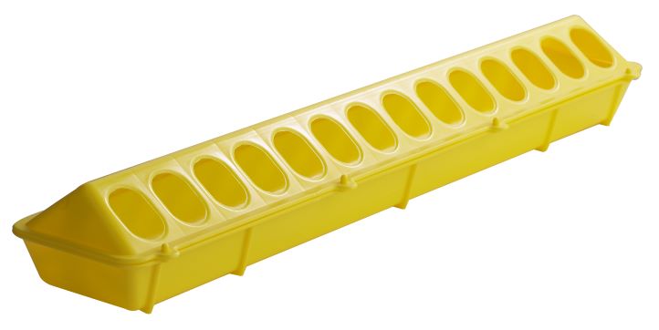 Plastic Flip-Top Poultry Ground Feeder, 20"