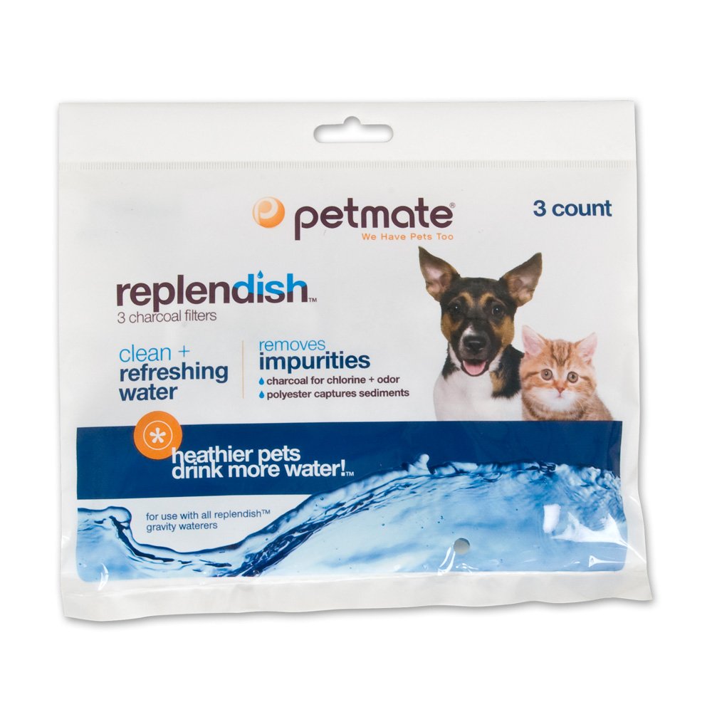 Petmate® Replendish & Mason Charcoal Replacement Filter, 3 pk.