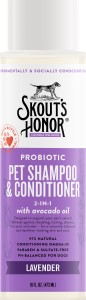 Skout's Honor Probiotic Shampoo + Conditioner for Dogs and Cats, 16 oz.