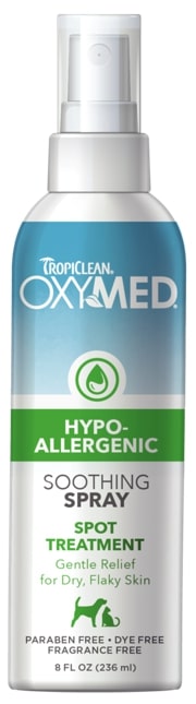Tropiclean Oxymed Hypoallergenic Soothing Spray, 8 oz.