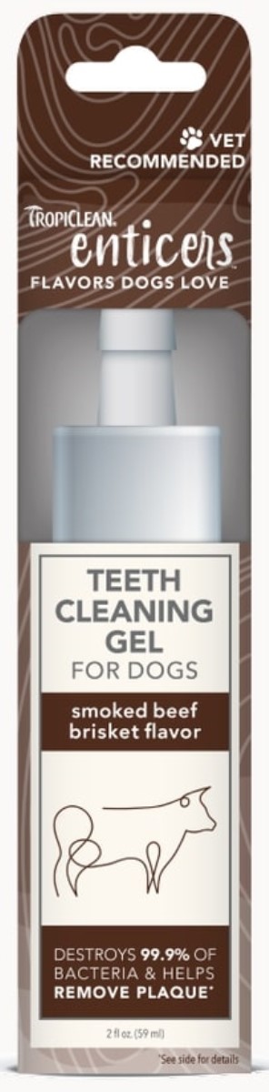 Tropiclean Enticers Teeth Cleaning Gel, 2 oz.