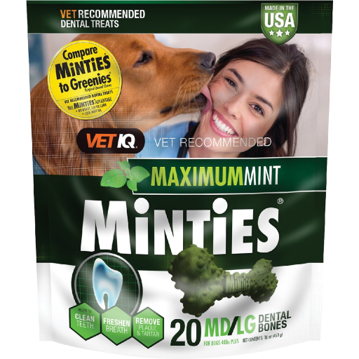 Minties Dental Bones, 20 Med./Large Bones