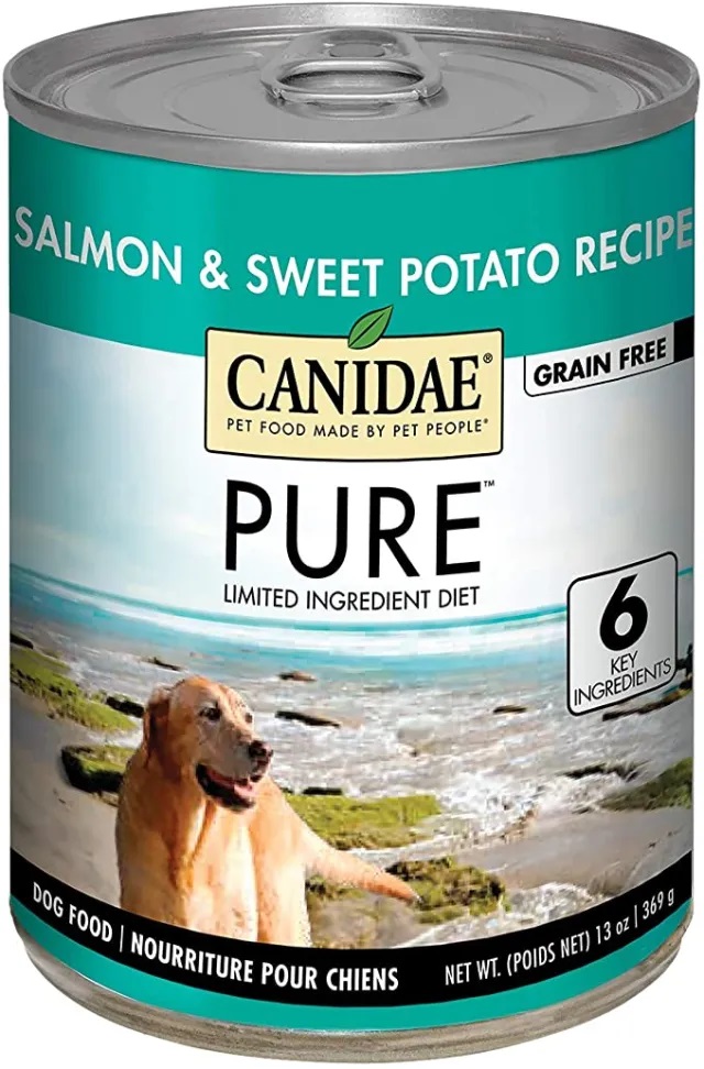 Candiae PURE Grain Free Salmon and Sweet Potato Wet Dog Food