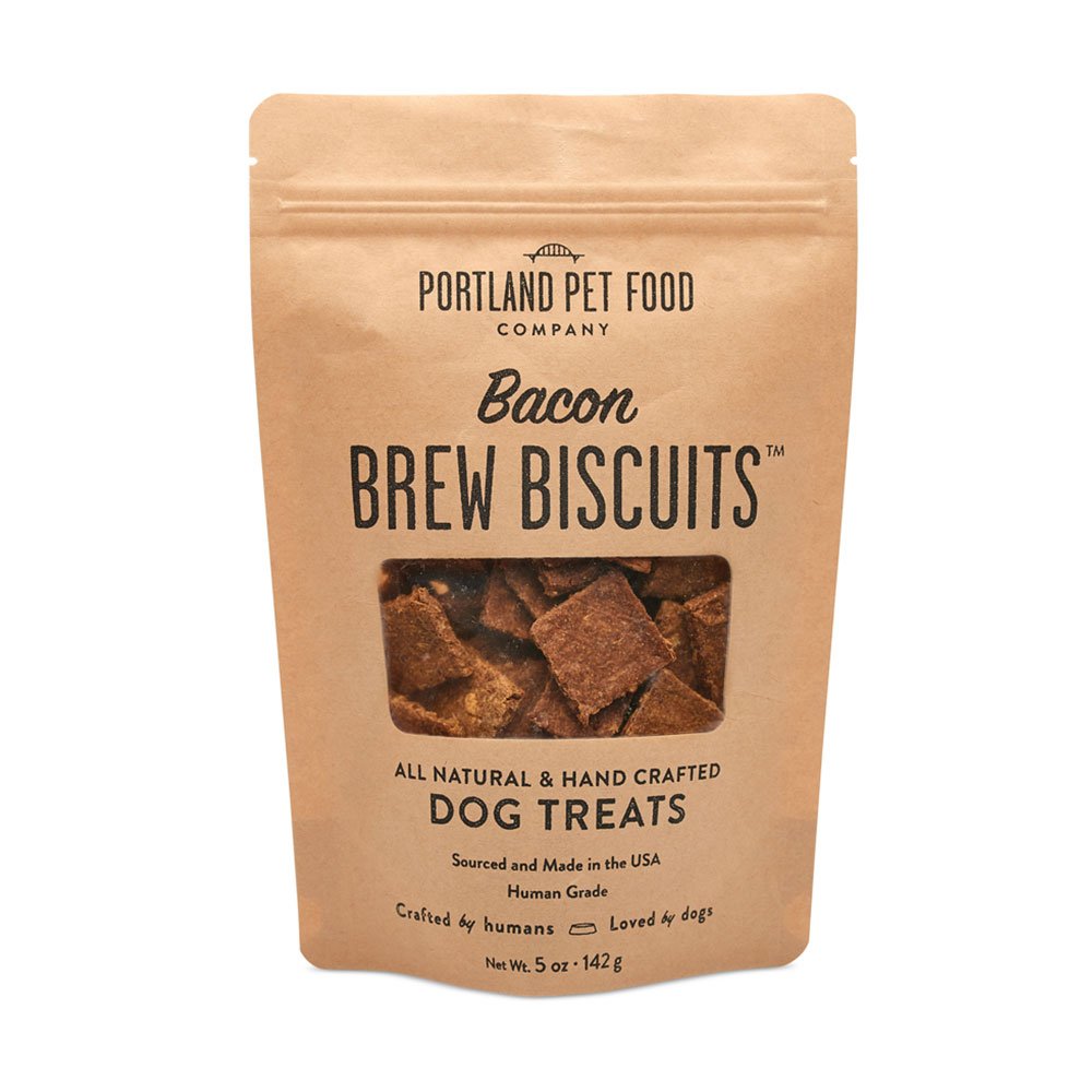 Portland Pet Food Brew Biscuits Bacon Dog Treat, 5 oz.