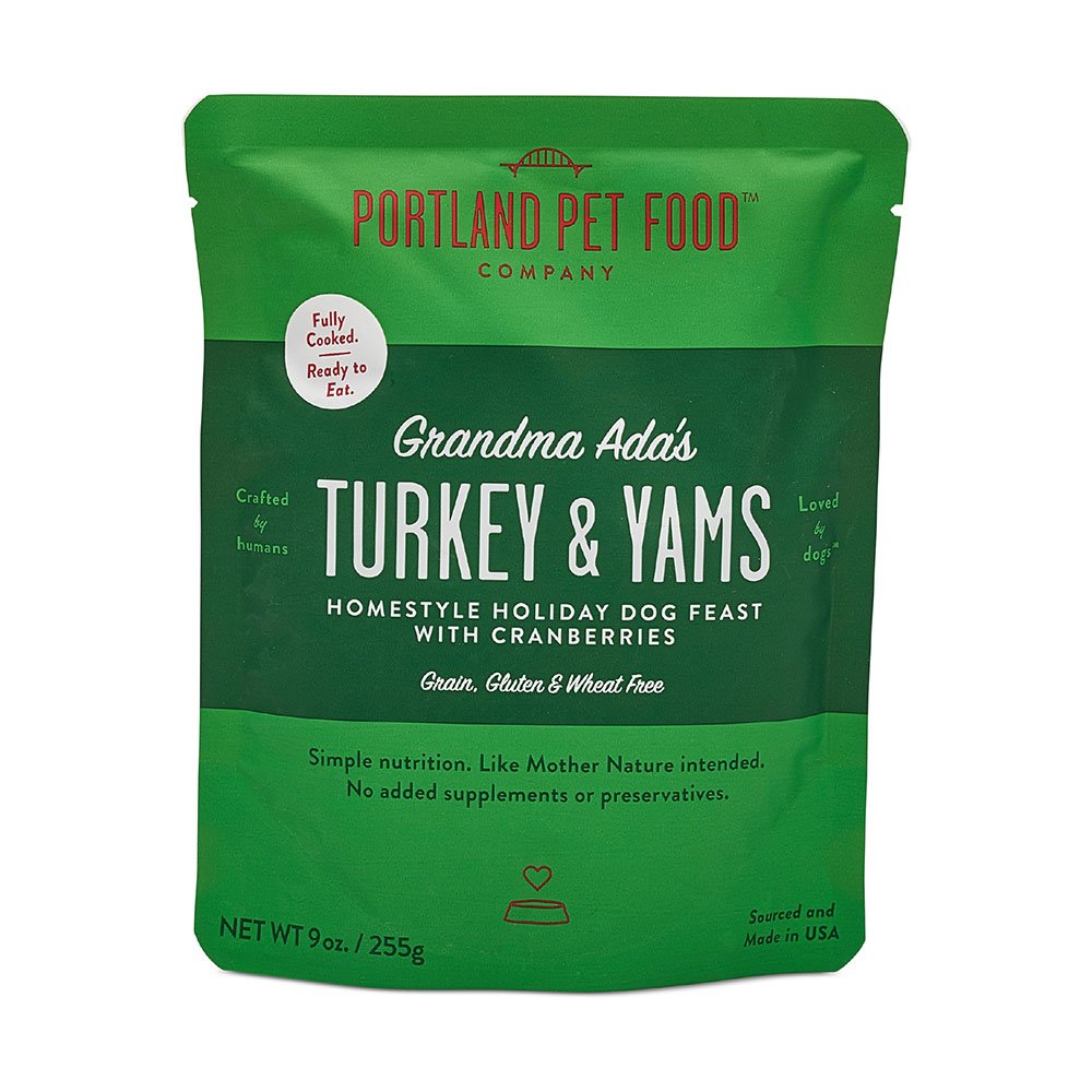 Portland Pet Food Grandma Ada's Turkey & Yams Meal Dog Food, 9 oz.