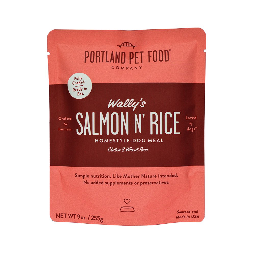 Portland Pet Food Wally's Salmon N' Rice Meal Dog Food, 9 oz.