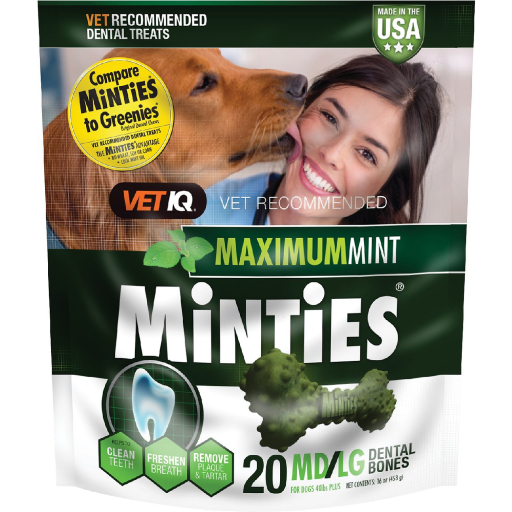 MINTIES DENTAL BONES, 20 MED./LARGE BONES