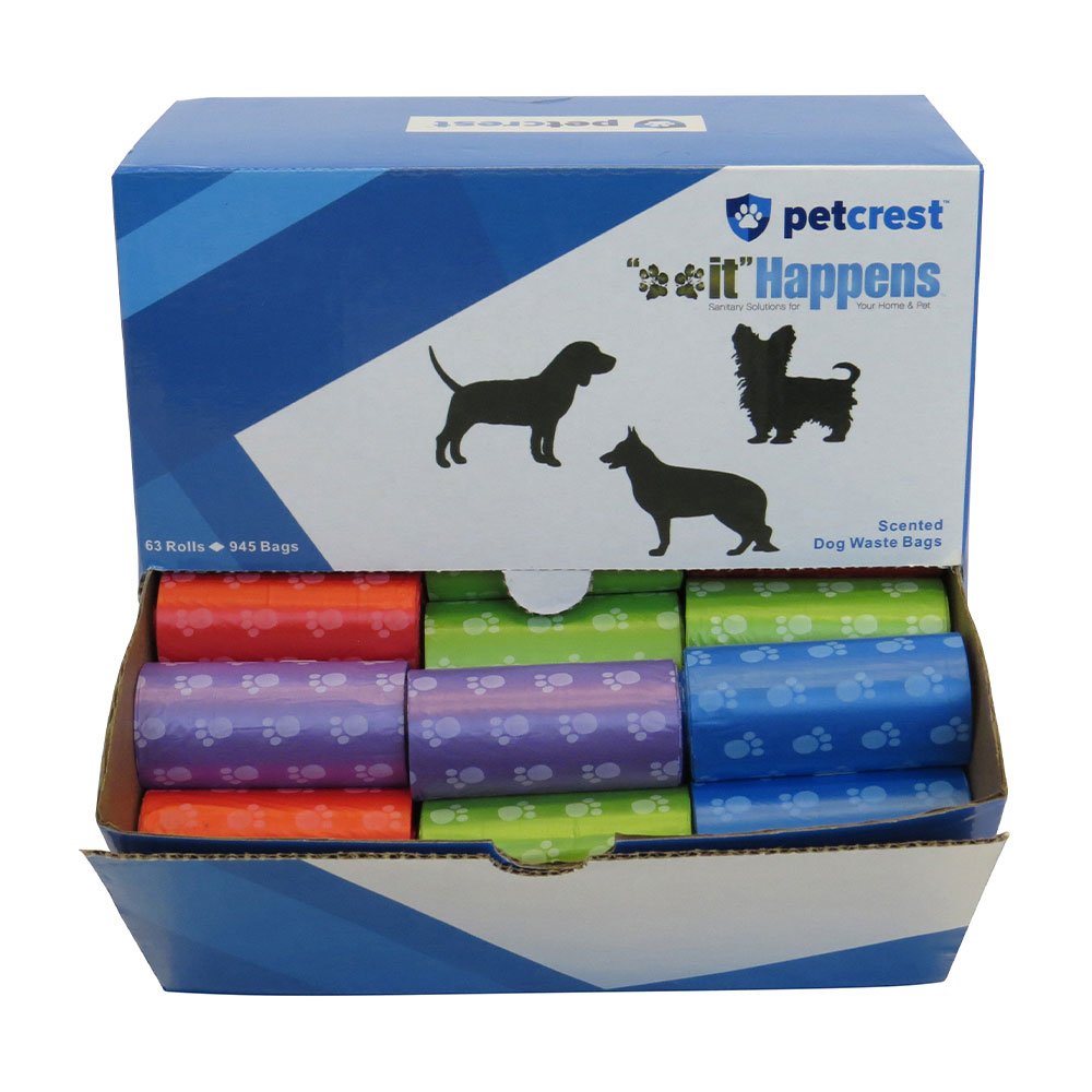 Petcrest Waste Bag, Single Roll