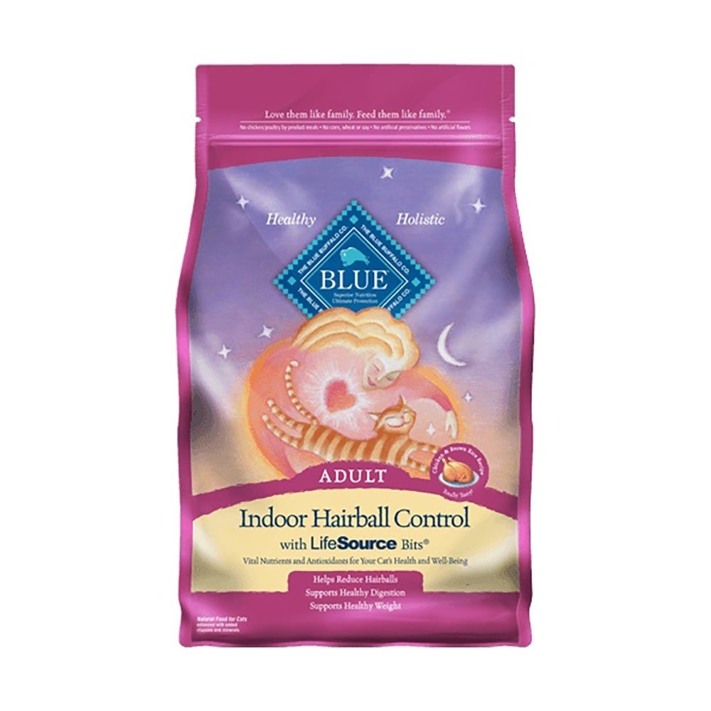 Blue Buffalo Indoor Hairball Control Chicken & Brown Rice Recipe Adult Cat