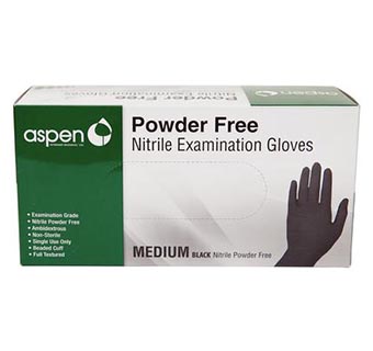 Powder Free Nitrile Examination Gloves, M