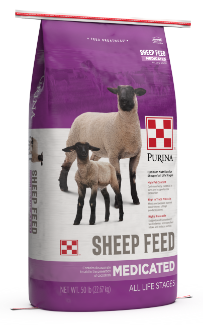 Purina Delta Lamb & Ewe Breeder Medicated DX30, 50 lb.