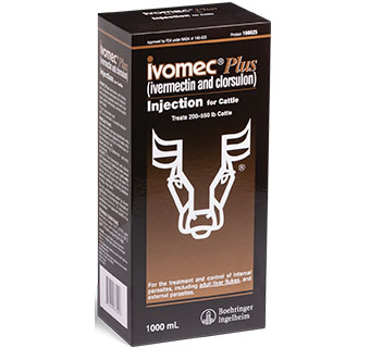 Ivomec Plus Injection for Cattle, 1000 mL