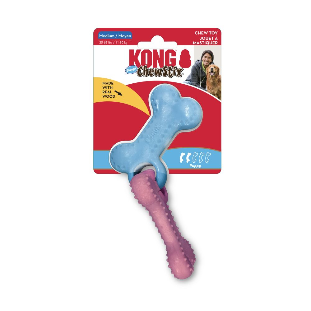KONG ChewStix Puppy Linked Bones, M