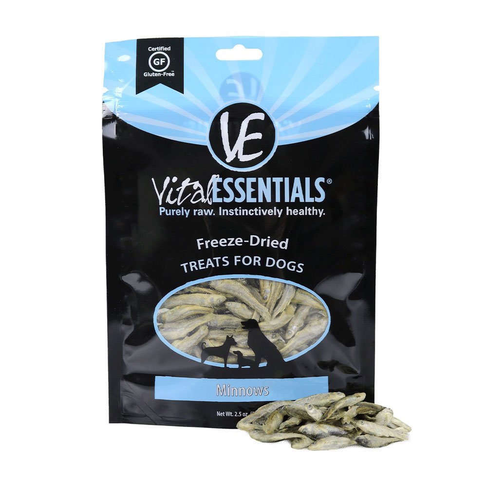 Vital Essentials® Minnows Freeze-Dried Grain Free Family Size Treats, 2.5