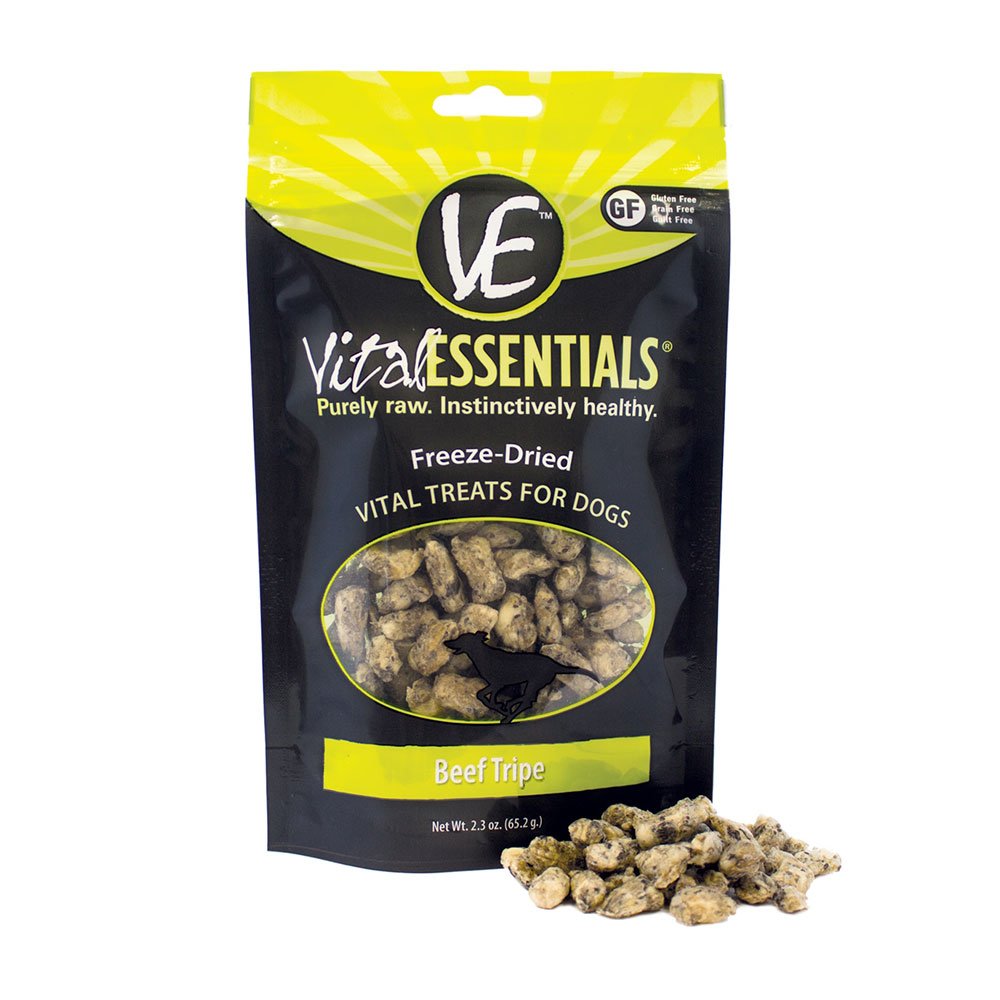 Vital Essentials® Beef Tripe Freeze-Dried Dog Treat, 2.3 oz.