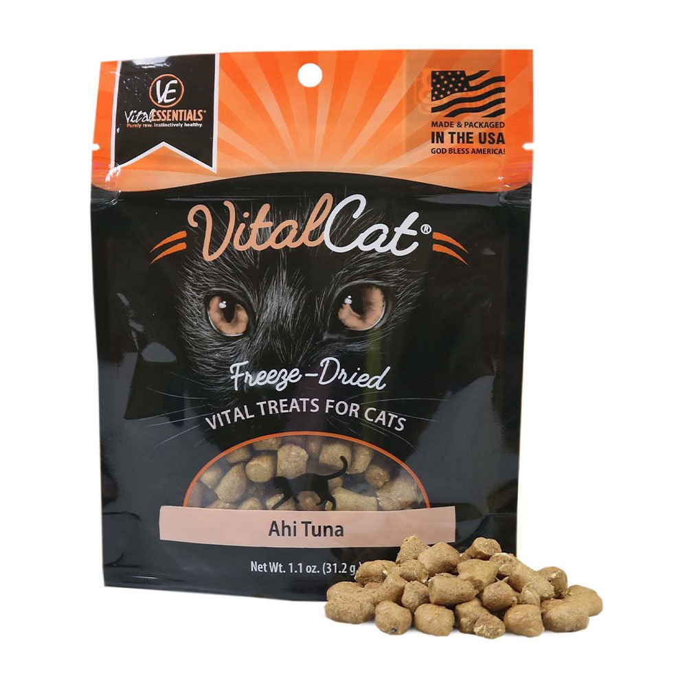 Vital Essentials® Freeze-Dried Ahi Tuna Cat Treats, 1.1 oz.