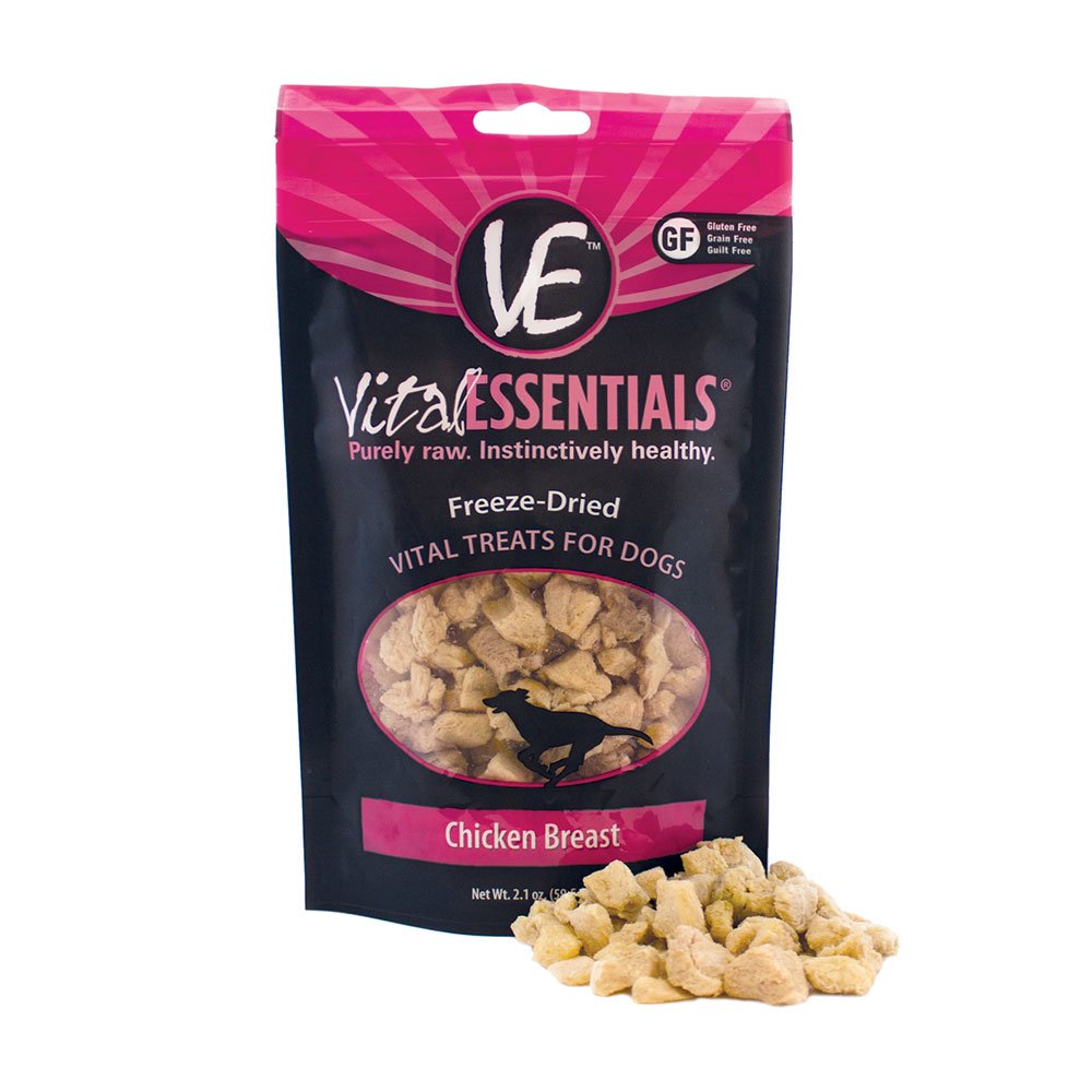 Vital Essentials® Chicken Breast Freeze-Dried Dog Treat, 2.1 oz.