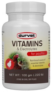 Durvet Vitamins and Electrolytes for Poultry, 100 gm