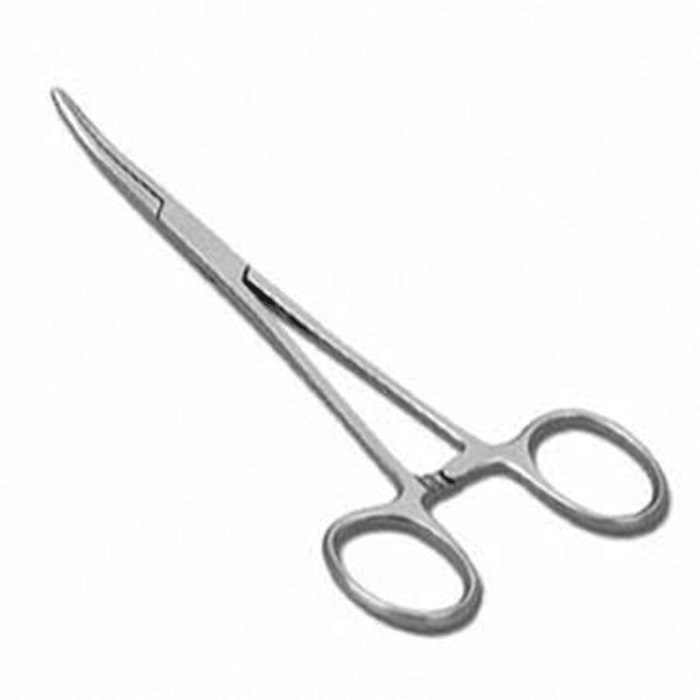 Kelly-Style Hemostatic Forceps, 5-1/2", Curved