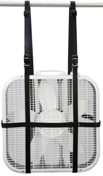 Adjustable Box Fan Holder, Black