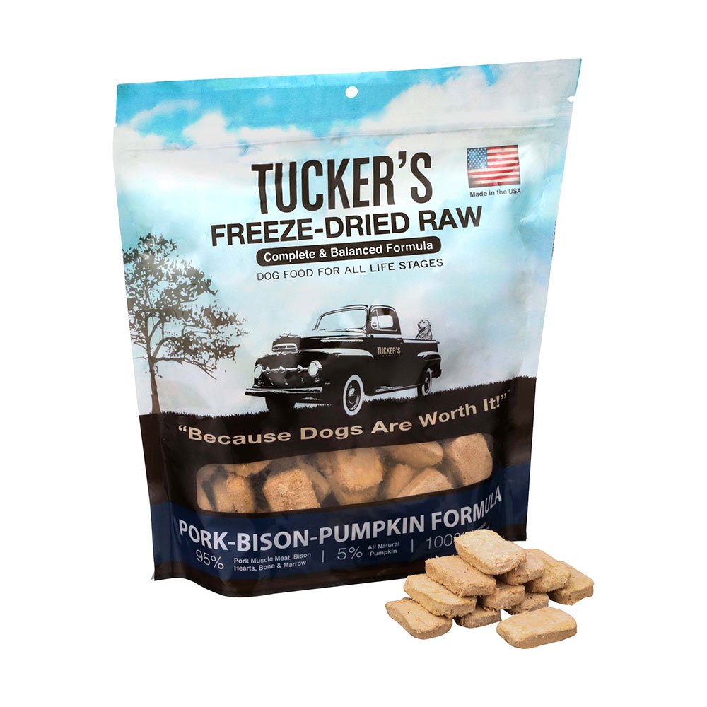 Tucker's Pork-Bison-Pumpkin Formula Freeze-Dried Dog Food, 14 oz.