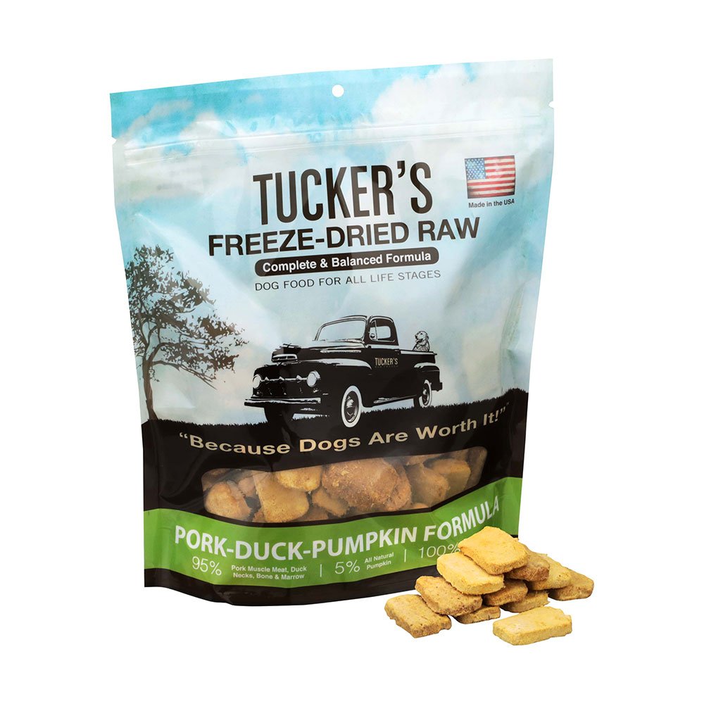 Tucker's Pork-Duck-Pumpkin Formula Freeze-Dried Dog Food, 14 oz.
