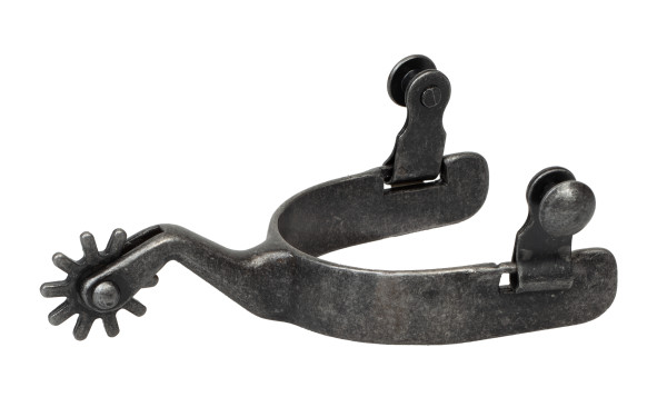 LADIES CUTTING ROWEL SPUR, BLACK