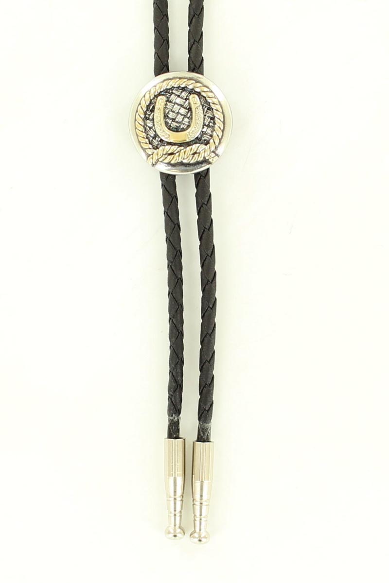 Double S Youth Horseshoe Bolo Tie