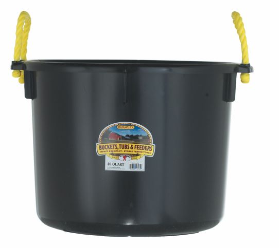 Muck Bucket 40qt Black