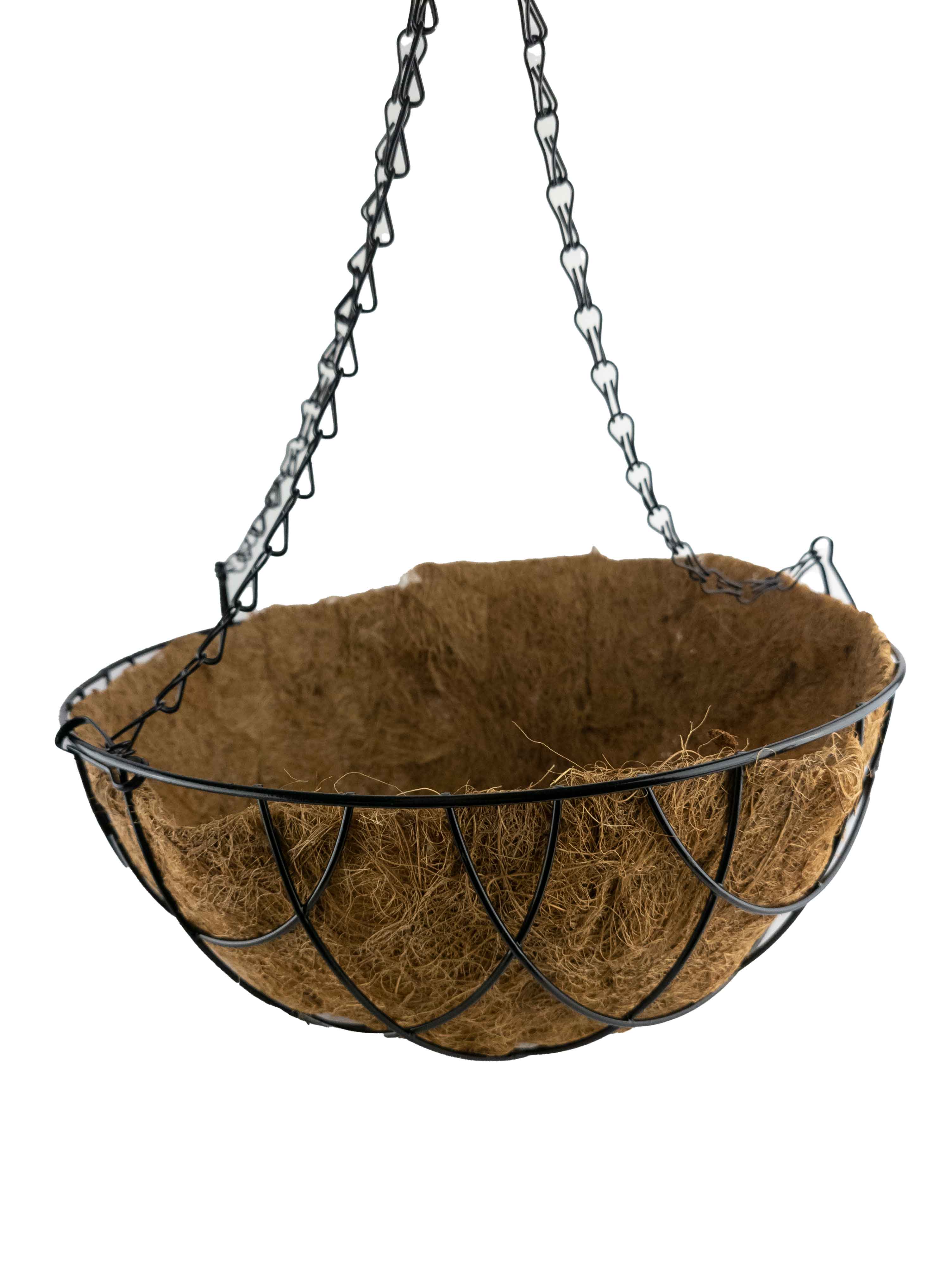 Black Diamond Hanging Basket, 12"