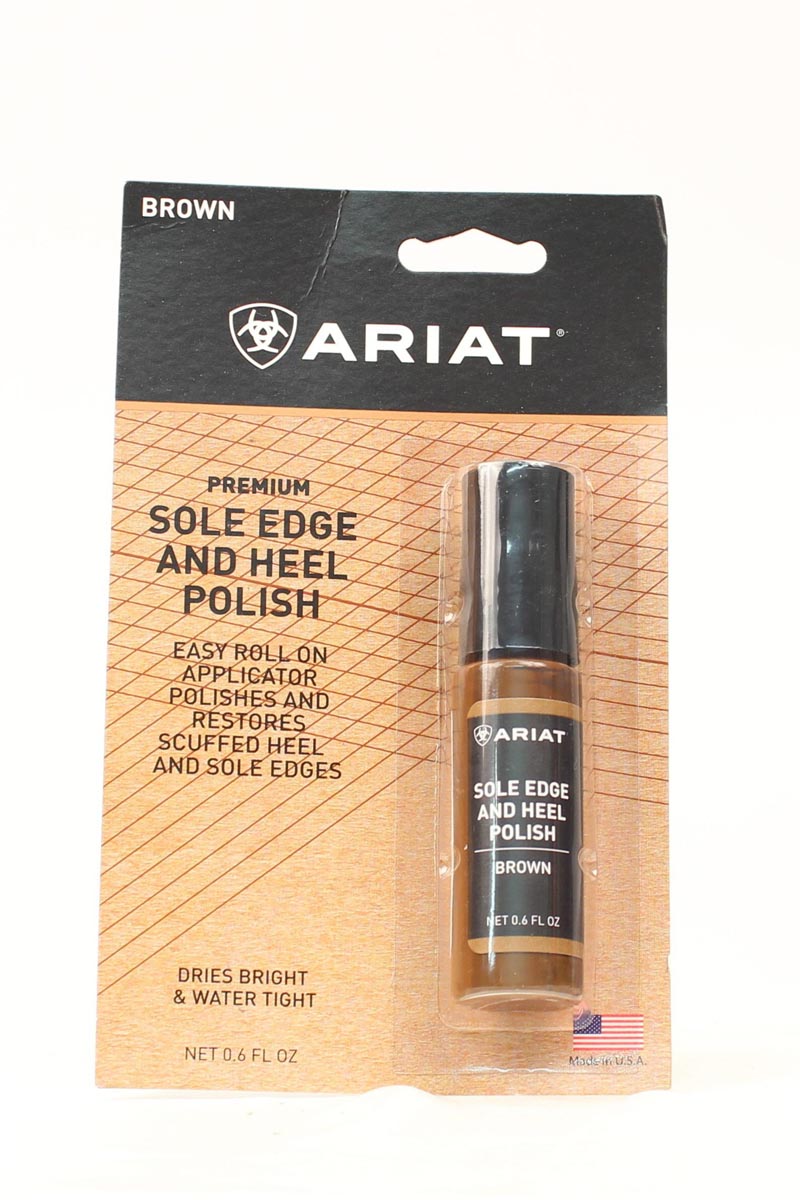 Ariat Sole & Heel Polish, Brown