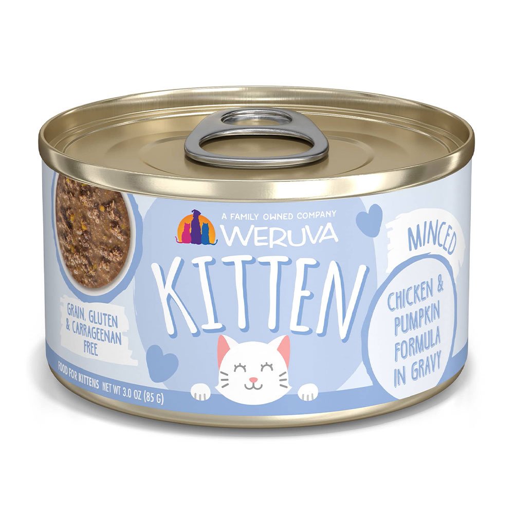 Weruva Kitten Chicken & Pumpkin Formula in Gravy, 3 oz.