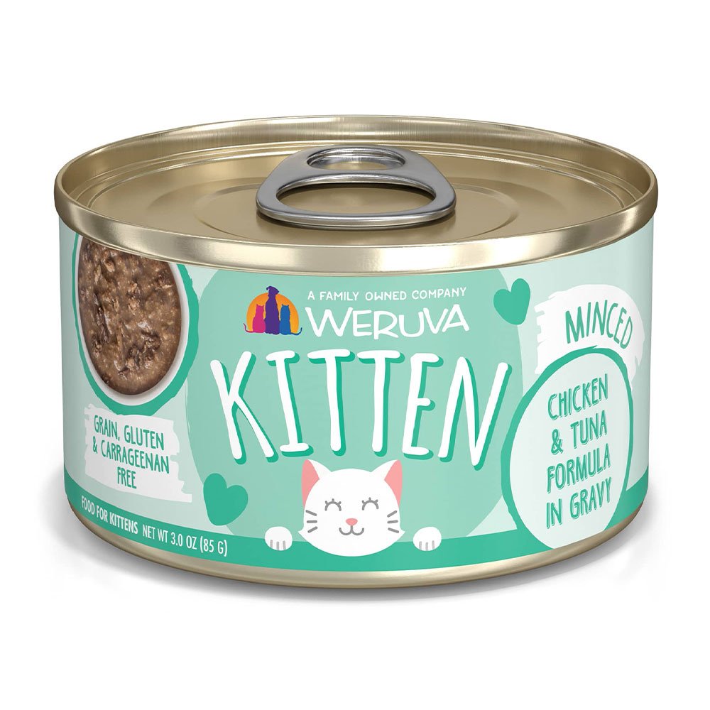 Weruva Kitten Chicken & Tuna Formula in Gravy, 3 oz.