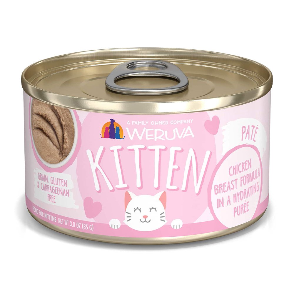 Weruva Kitten Chicken Breast Formula in a Hydrating Purée, 3 oz.