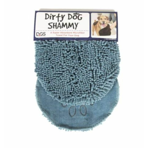 Dirty Dog Shammy Towel, Pacific Blue